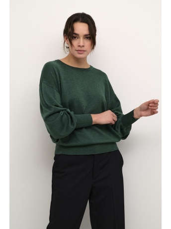 Kaffe T-shirt KAREGINA O NECK KNIT 10507977 185913 GARDEN TOPIARY