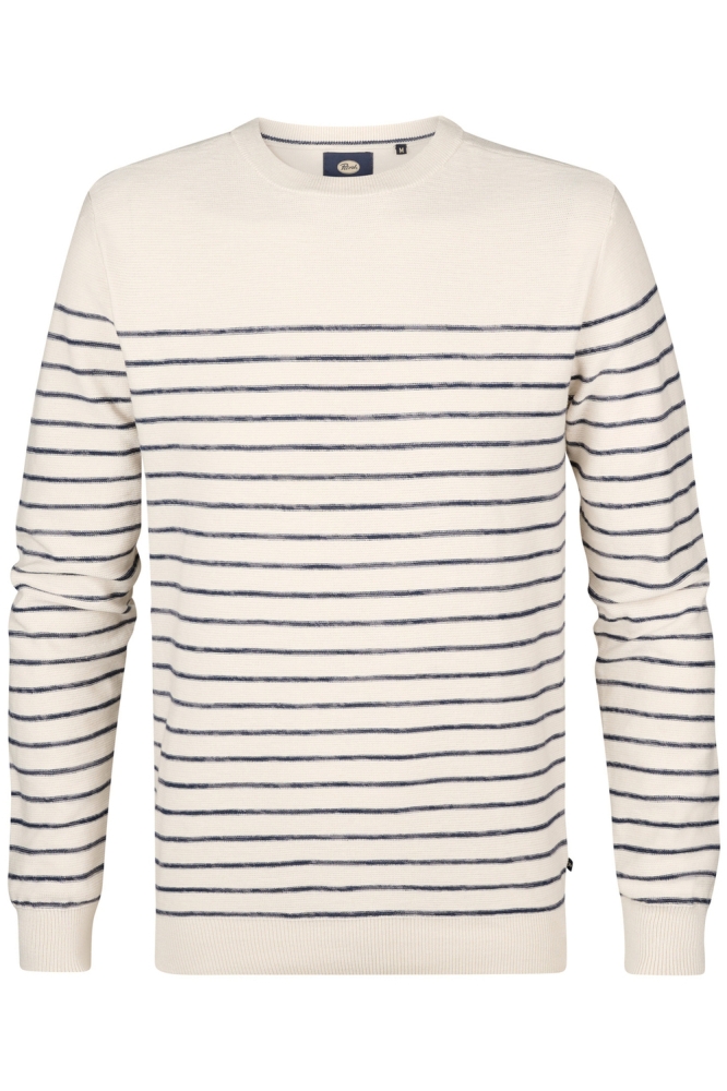 KNITWEAR ROUND NECK BASIC M 1050 KWR201 0112 Seashell