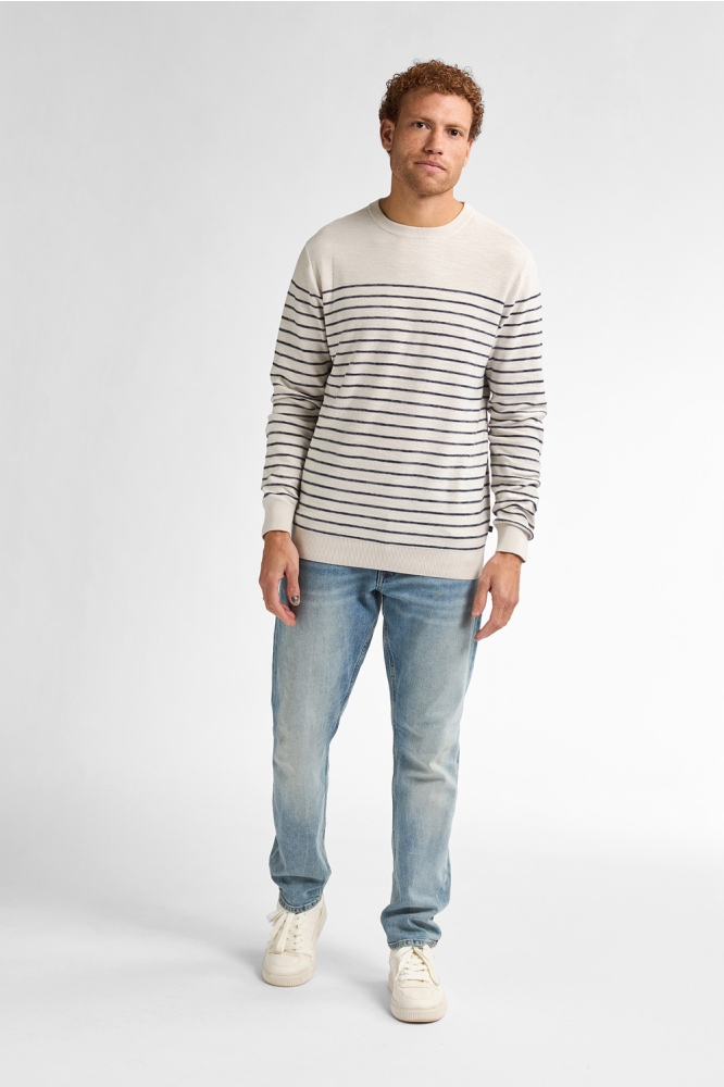 KNITWEAR ROUND NECK BASIC M 1050 KWR201 0112 Seashell