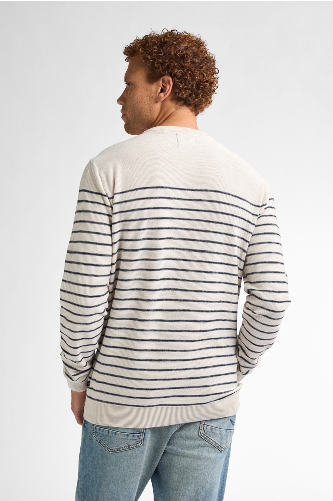 KNITWEAR ROUND NECK BASIC M 1050 KWR201 0112 Seashell