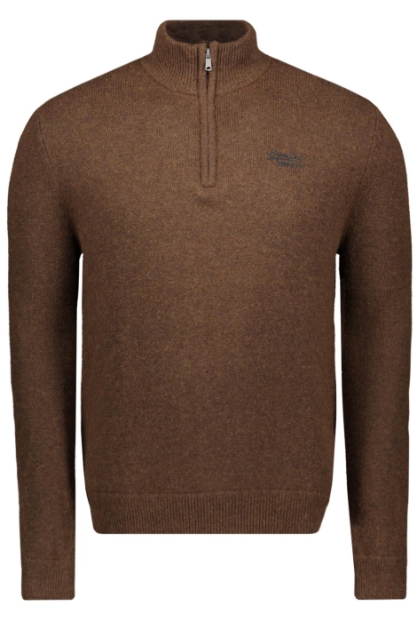 Superdry essential emb knit half zip