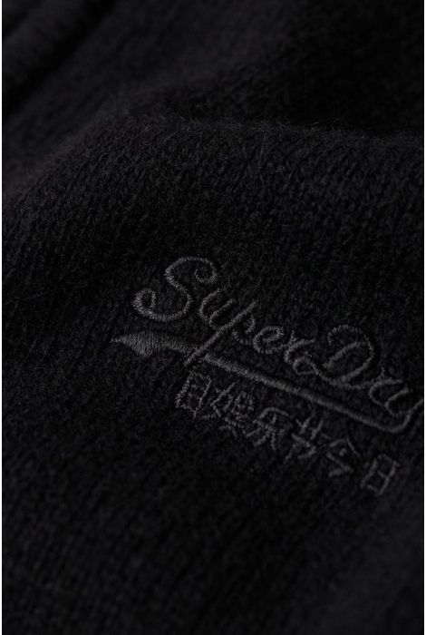 Superdry essential emb knit half zip