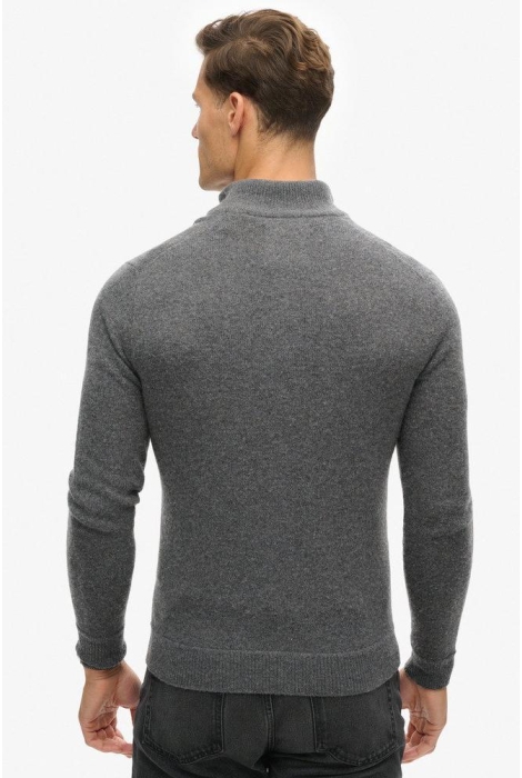 Superdry essential emb knit half zip