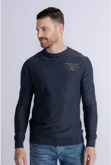 Petrol Industries men knitwear round neck basic