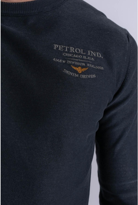 Petrol Industries men knitwear round neck basic