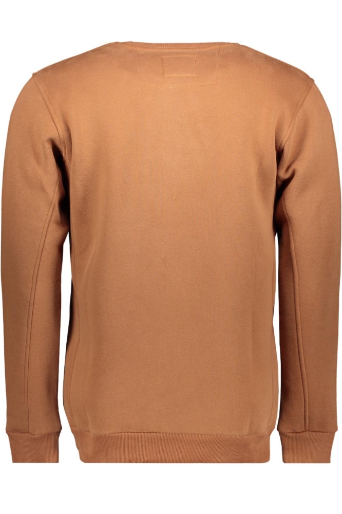 SWEATER MET OPDRUK 774270 410 copper