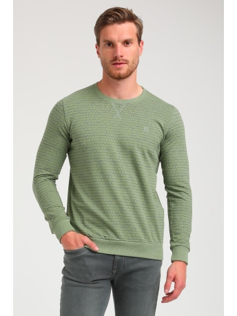 Gabbiano Trui SWEATER MET PATROON 774971 722 light army