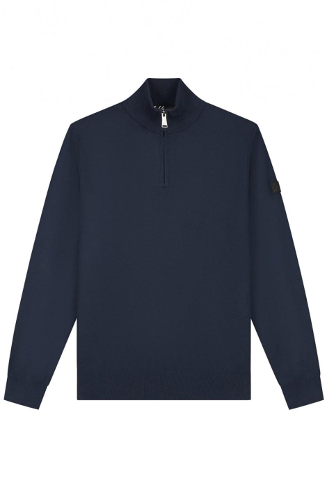 Malelions men knitted quarter zip