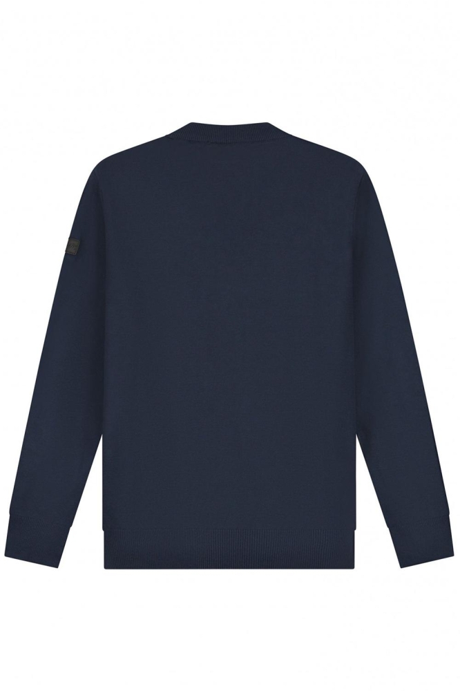 KNITTED CREWNECK MM1 PS25 02 303 NAVY