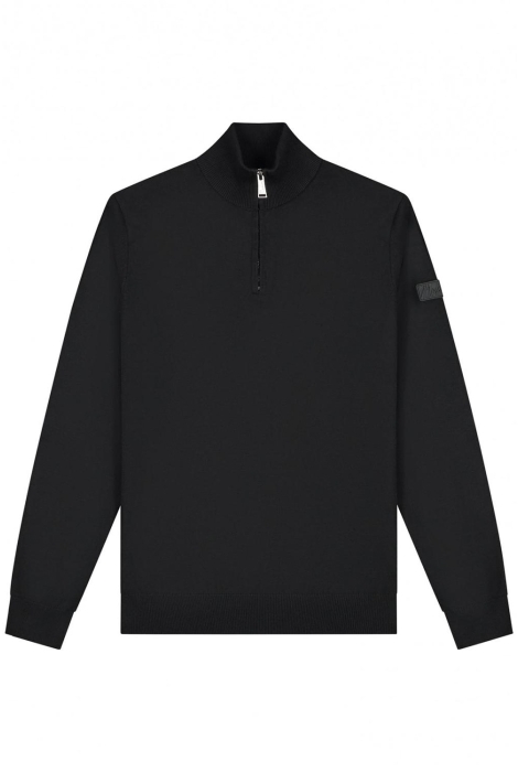 Malelions men knitted quarter zip