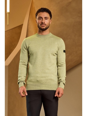 Malelions Trui KNITTED CREWNECK MM1 PS25 02 287 PALE AQUA