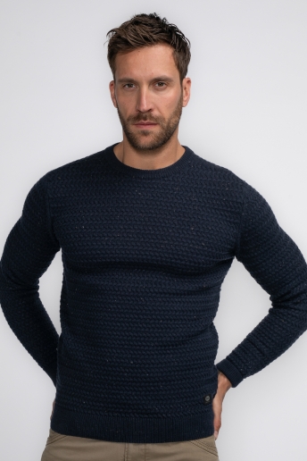 Petrol Industries Trui KNITWEAR ROUND NECK BASIC M 3040 KWR222 Sky Captain