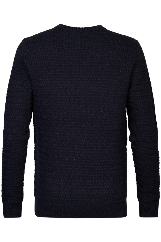 KNITWEAR ROUND NECK BASIC M 3040 KWR222 Sky Captain