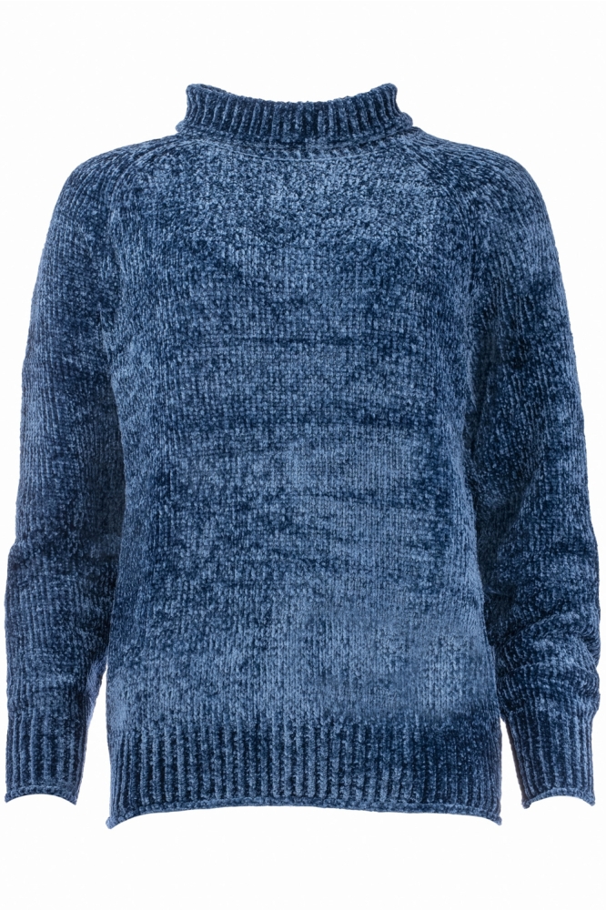 CHANIYA LS HEAVY CHENILLE KNIT 24W1 U145 04 347 medival blue