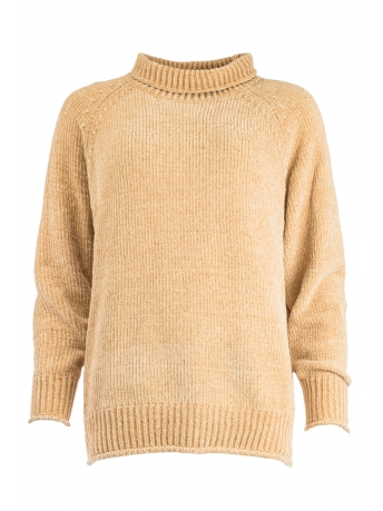 NED Trui CHANIYA LS HEAVY CHENILLE KNIT 24W1 U145 04 651 cuban sand