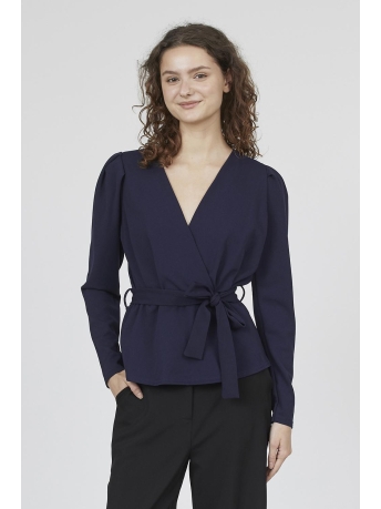 SisterS point Blouse NASA LS 15886 440 Navy