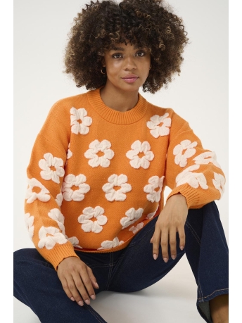 Culture Trui CUCHARLA PULLOVER 50111365 161255 RUSSET ORANGE