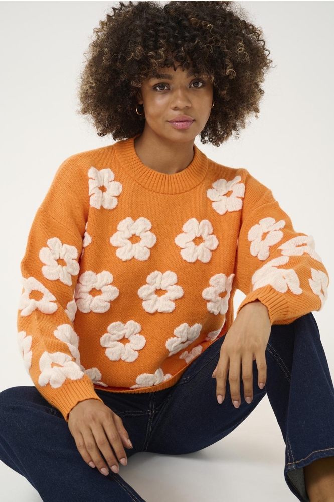 CUCHARLA PULLOVER 50111365 161255 RUSSET ORANGE