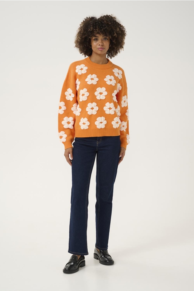 CUCHARLA PULLOVER 50111365 161255 RUSSET ORANGE