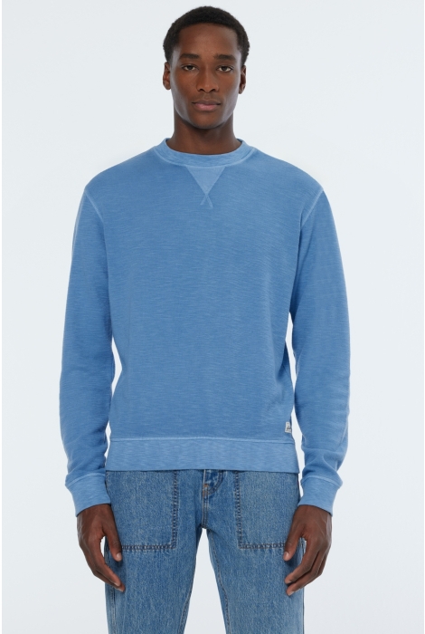 Scotch & Soda garment dye structured sweatshirt