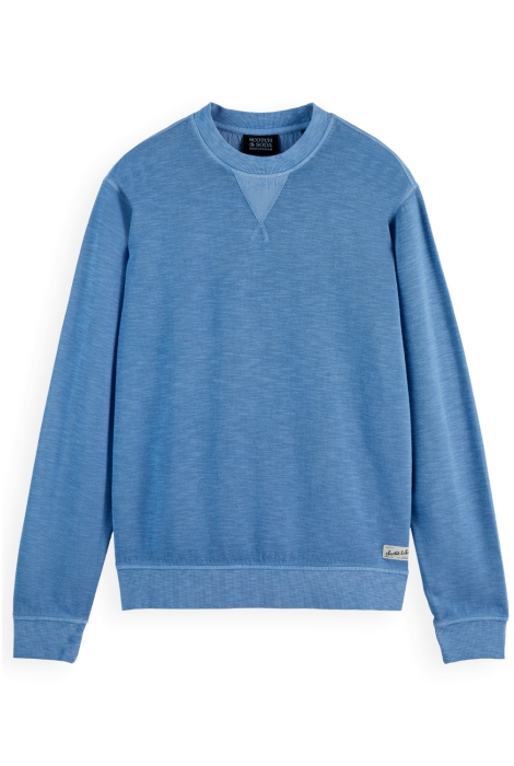 Scotch & Soda garment dye structured sweatshirt