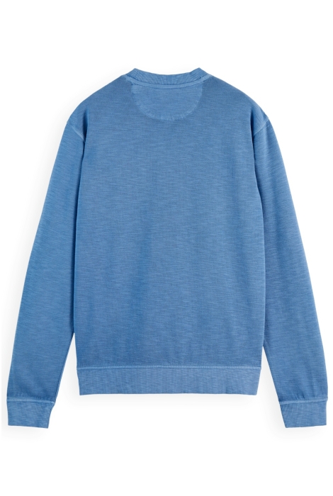 Scotch & Soda garment dye structured sweatshirt