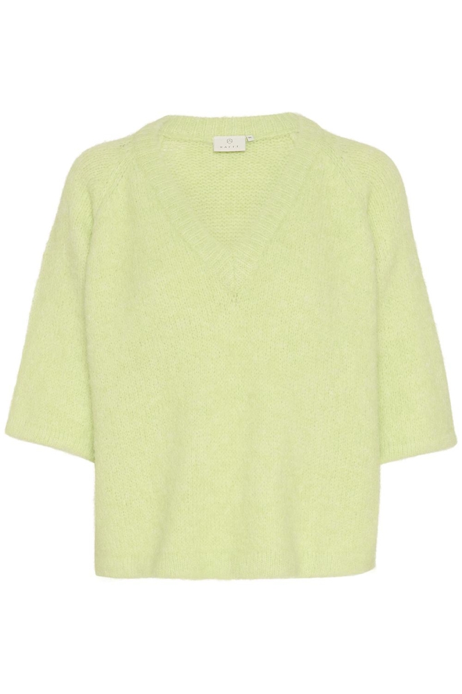 KAEMILIE V NECK PULLOVER 10509767 130324 Lettuce Green