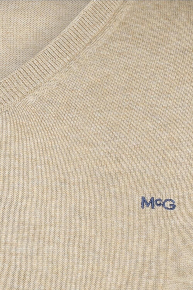 V NECK SWEATER MM251 1201 01 3100 SAND