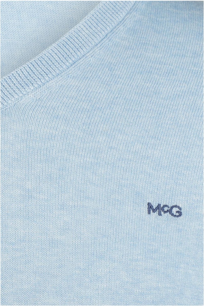 V NECK SWEATER MM251 1201 01 2001 LIGHT BLUE