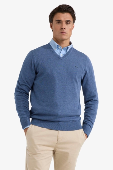 McGregor Trui V NECK SWEATER MM251 1201 01 2011 VINTAGE BLUE