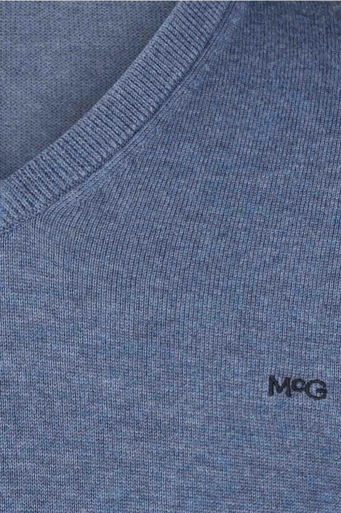 V NECK SWEATER MM251 1201 01 2011 VINTAGE BLUE