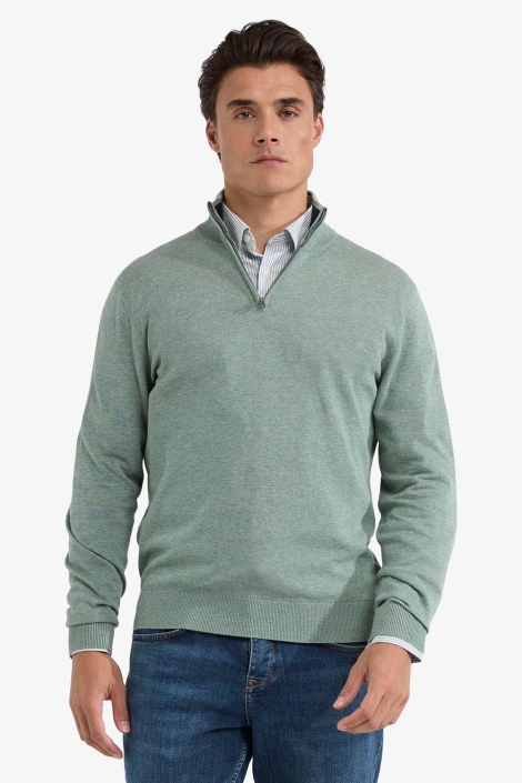 McGregor zip mock sweater