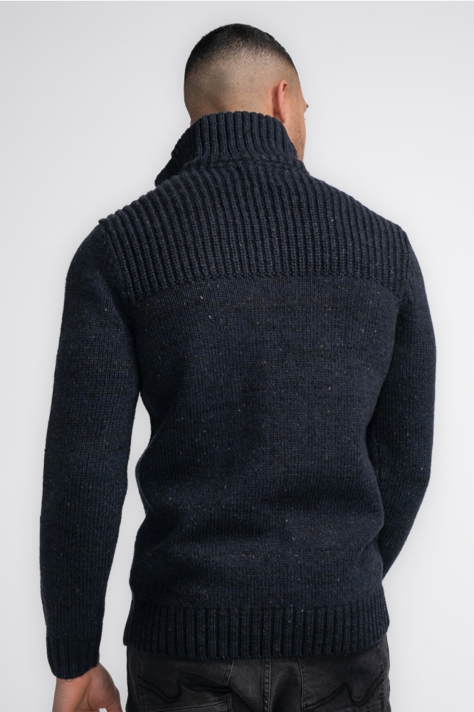 KNITWEAR COLLAR M 3040 KWC211 5120 Sky Captain