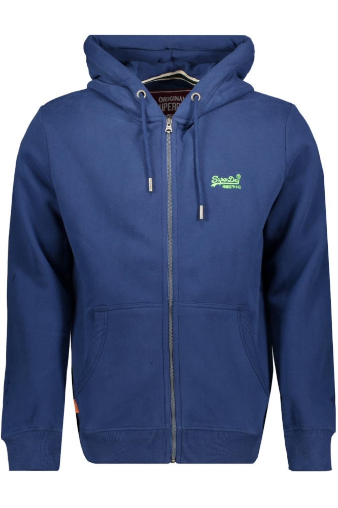 ESSENTIAL LOGO ZIP HOODIE M2013116A SAPPHIRE NIGHT