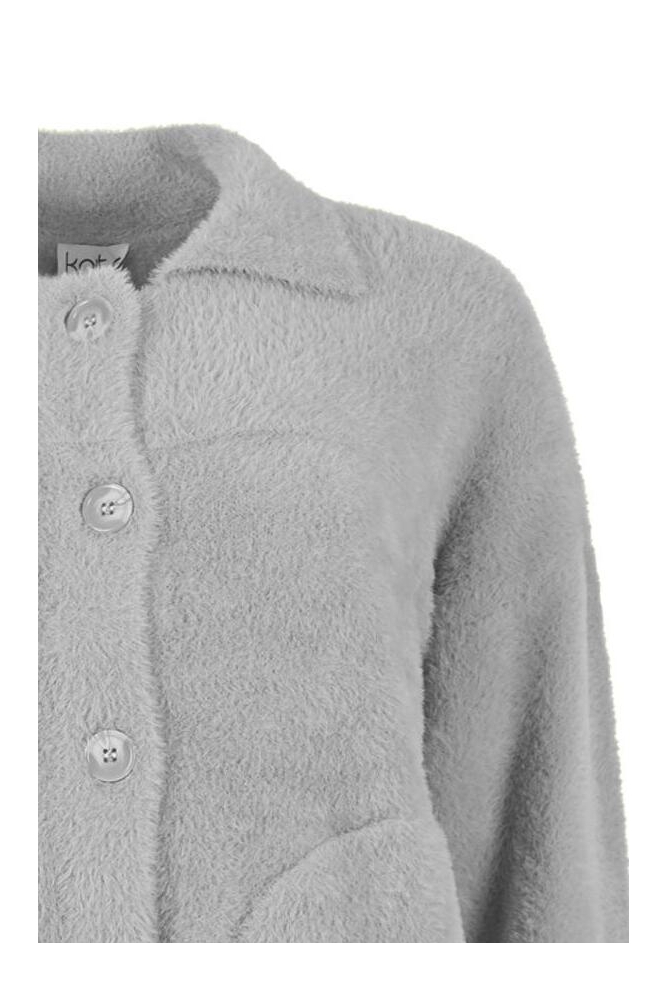 KRISTY CARDIGAN FA24 65 217 COOL GREY