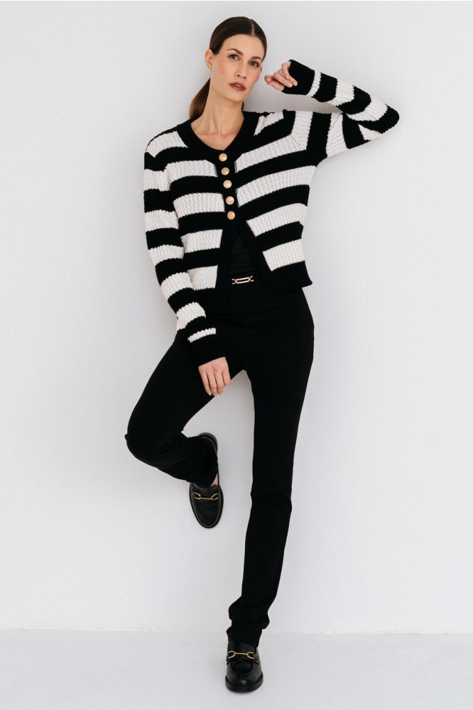 KENNY CARDIGAN FA24 65 224 BLACK