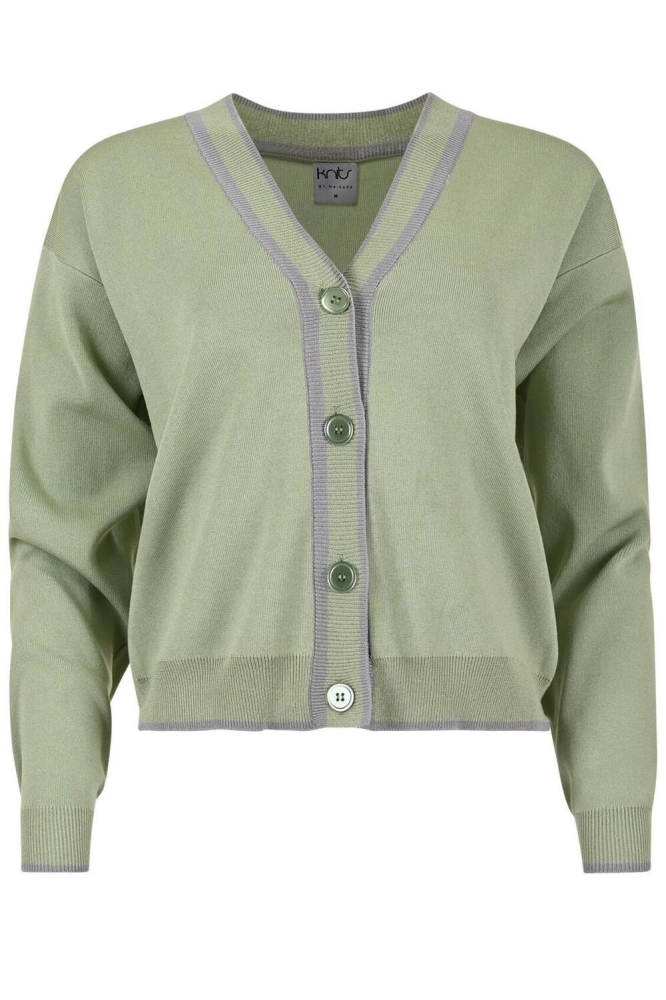 KLAN CARDIGAN FA24 65 220 COOL MATCHA