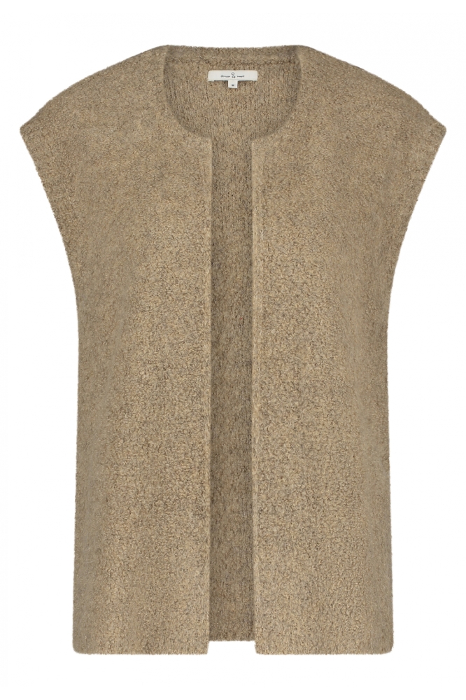 ELISA GILET W24 103 Natural