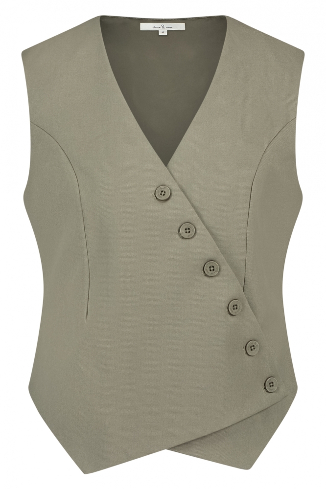 NOREEN GILET W24 124 Aloe