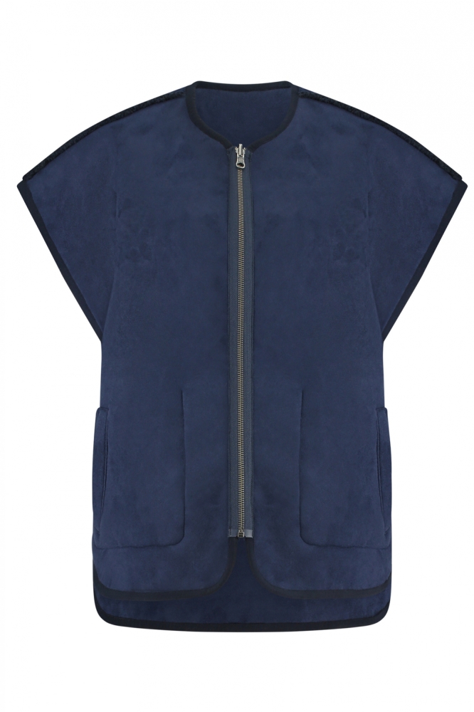 JAYDEE GILET W24 17 Blue nights