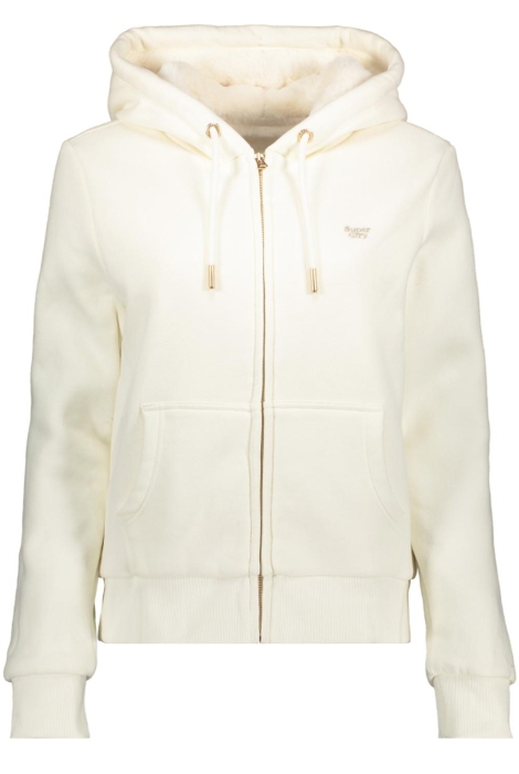 Superdry essential borg lined zip hood