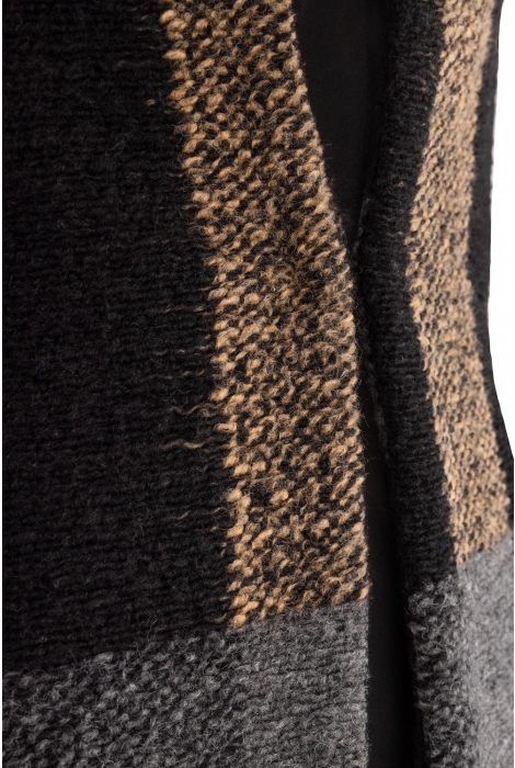 NED celine long ls heavy knit black