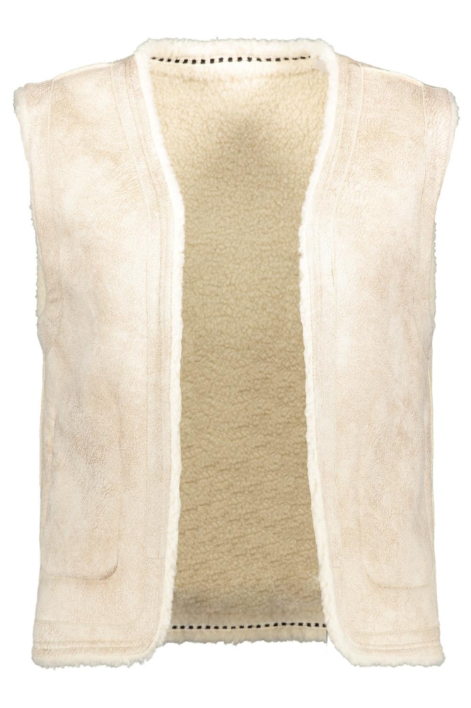 TEDDY GILET 45553 19 Off-White