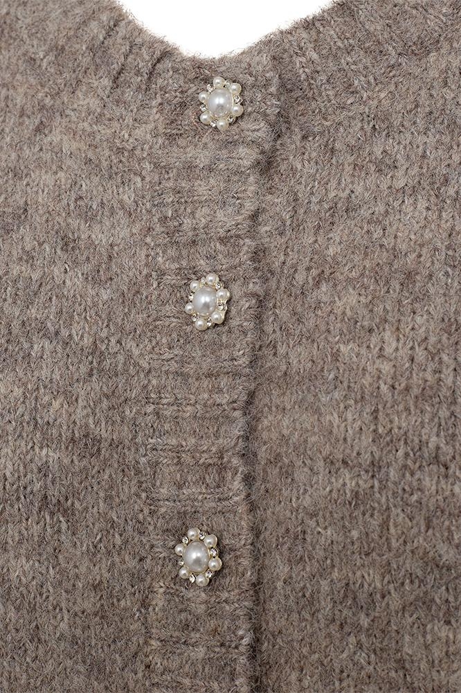 FQLOUISA CARDIGAN 204450 DESERT TAUPE