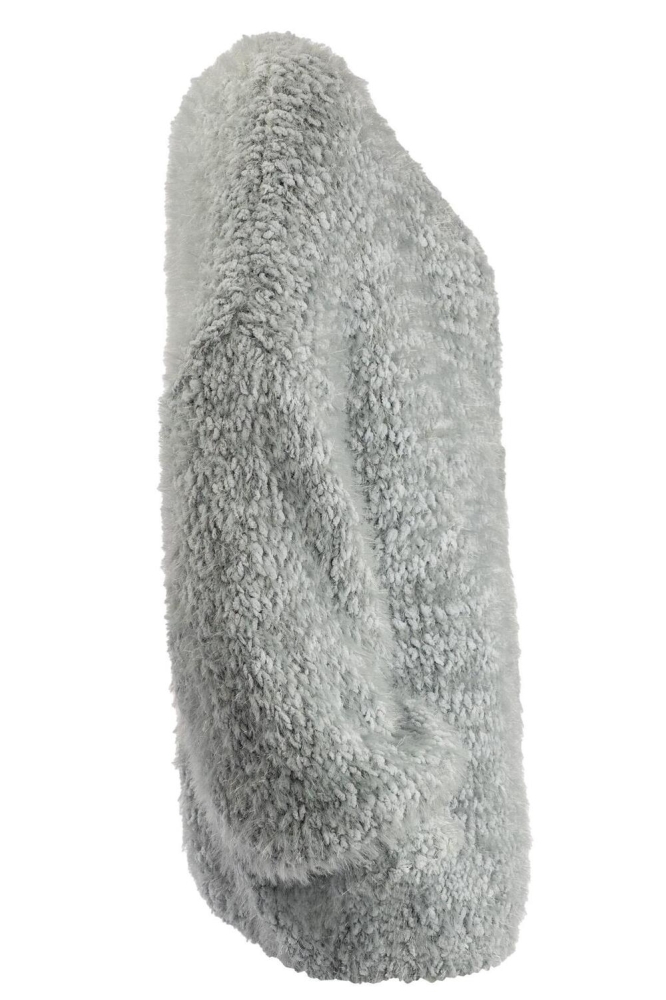 PUK FLUFFY YARN 24FW P260 02 702 LIGHT GREY