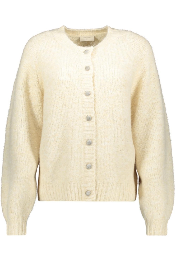 FQLOUISA CARDIGAN 204845 MOONBEAM MELANGE