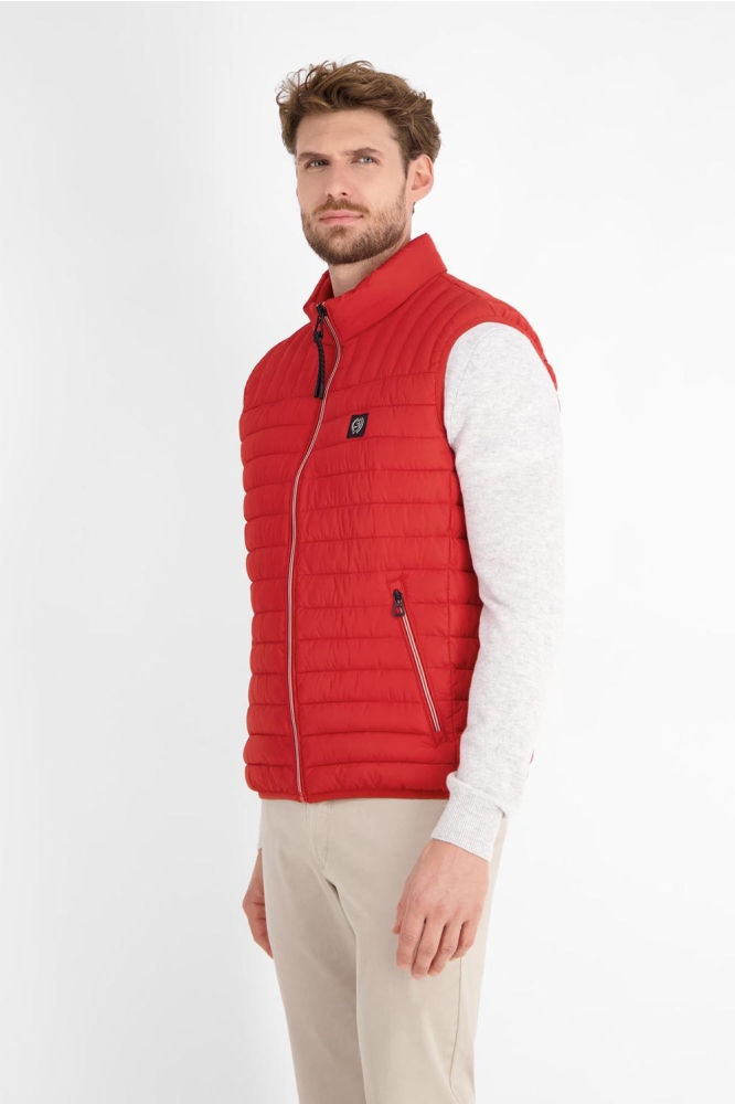 LICHTGEWICHT GEWATTEERD VEST 24D7341 338 URBAN RED