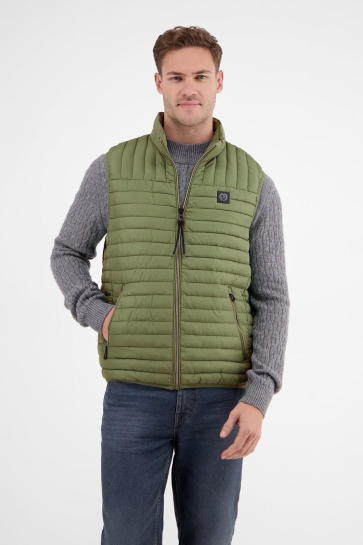 Lerros Jas LICHTGEWICHT GEWATTEERD VEST 24D7341 612 SAGE GREEN