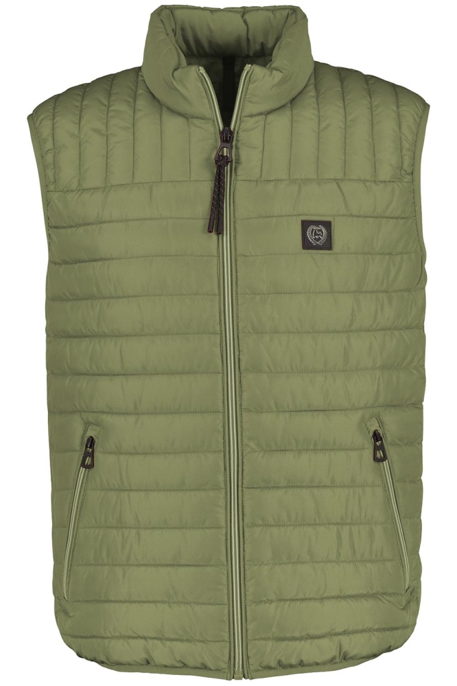 LICHTGEWICHT GEWATTEERD VEST 24D7341 612 SAGE GREEN