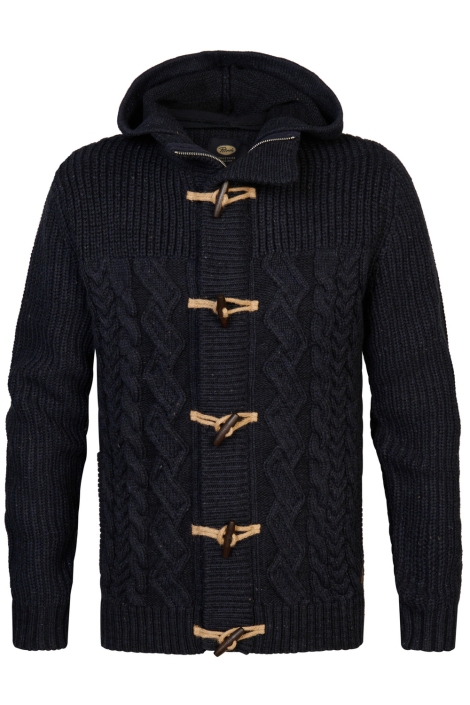 Petrol Industries men knitwear hooded cardigan